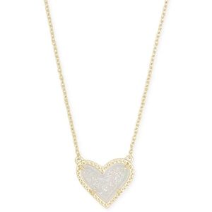 Kendra Scott “Ari” adjustable length heart pendant